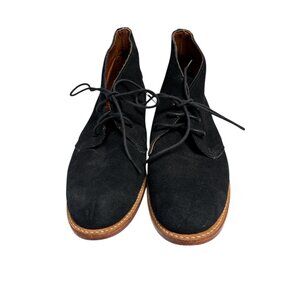 Black Suede Lace-Up Desert Chukka Boots Mens Size 9.5